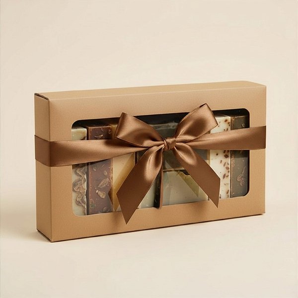 Laço Perfeito de Fita de Cetim com Adesivo - Capuccino - M 6x21cm - 3 unidades - Cromus - Rizzo