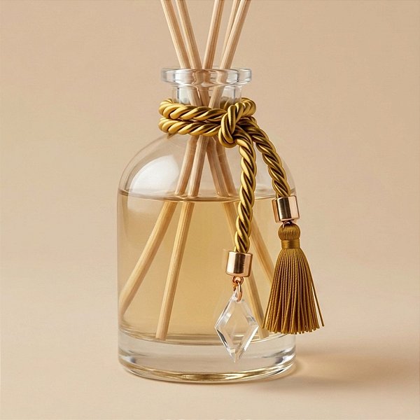 Cordão Decorativo - Dourado Pompom e Pingente - 32cm - 1 unidade - Rizzo