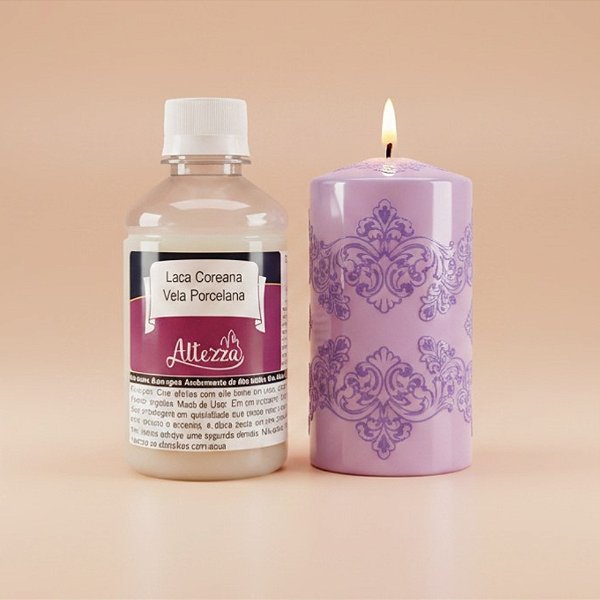 Laca Coreana para Vela de Porcelana - 250ml - 1 unidade - Rizzo