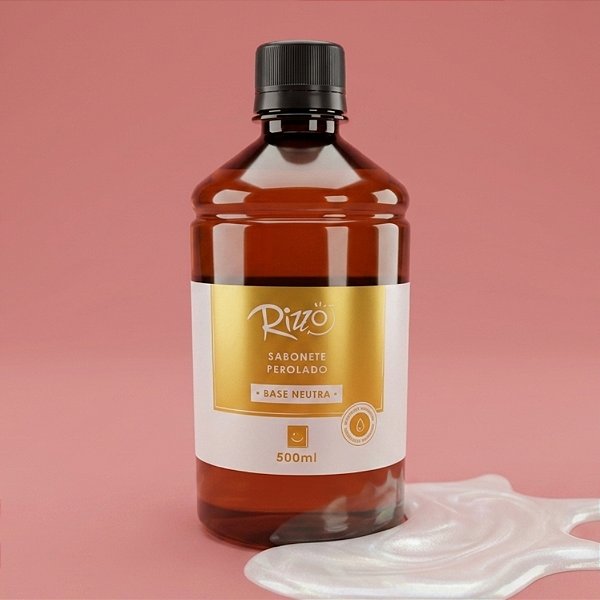 Base Neutra Sabonete Líquido Perolado - 500ml - 1 unidade - Rizzo