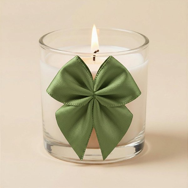 Lacinho de Fita de Cetim Verde Militar 38mm - 7,6cm - Cor 249 - 6 unidades - Progresso - Rizzo