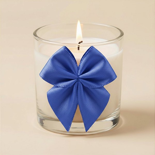 Lacinho de Fita de Cetim Azul Royal 38mm - 7,6cm - Cor 214 - 6 unidades - Progresso - Rizzo