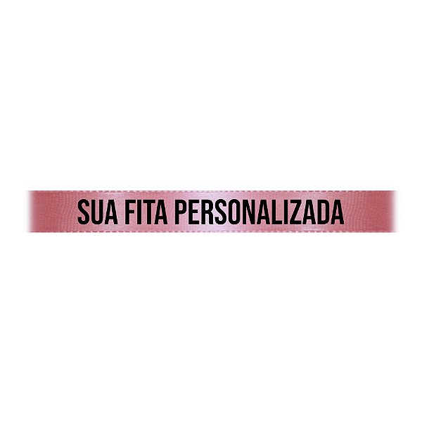 Fita de Cetim Personalizada CFS002 - 10mm X 45metros - Rose 244 - 01 Unidade - Progresso - Rizzo