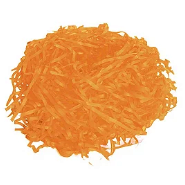 Palha Decorativa Poli Laranja - 01 unidade - 50g - Cromus - Rizzo