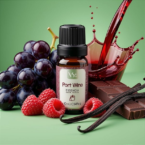 Essência Para Vela de Areia - Port Wine - 10ml - 1 unidade - Vya - Rizzo