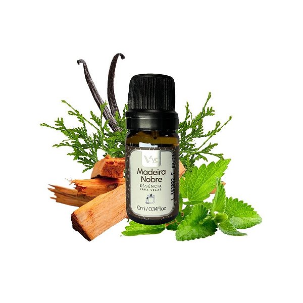 Essência Para Vela de Areia - Madeira Nobre - 10ml - 1 unidade - Vya - Rizzo