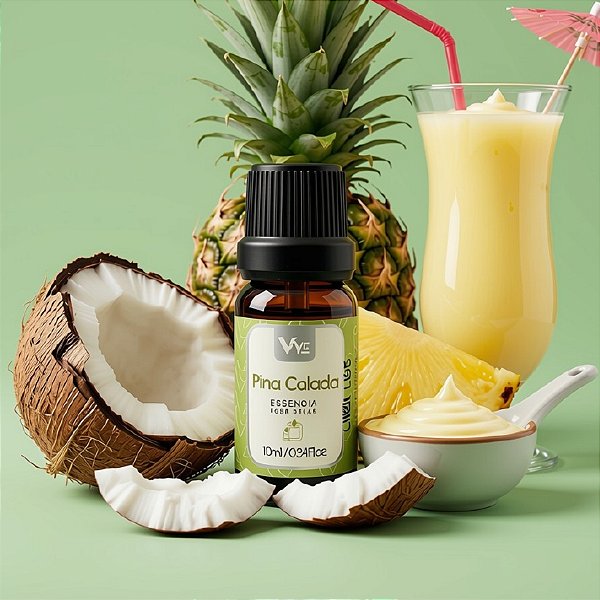 Essência Para Vela de Areia - Piña Colada - 10ml - 1 unidade - Vya - Rizzo