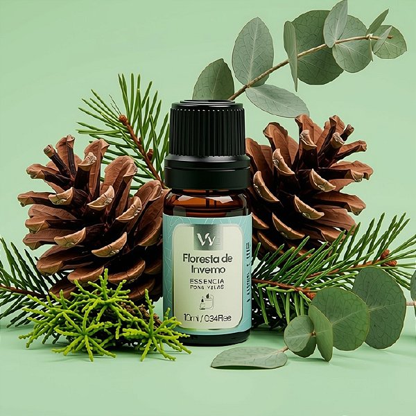 Essência Para Vela de Areia - Floresta De Inverno - 10ml - 1 unidade - Vya - Rizzo