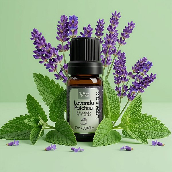 Essência Para Vela de Areia - Lavanda Pachouli - 10ml - 1 unidade - Vya - Rizzo