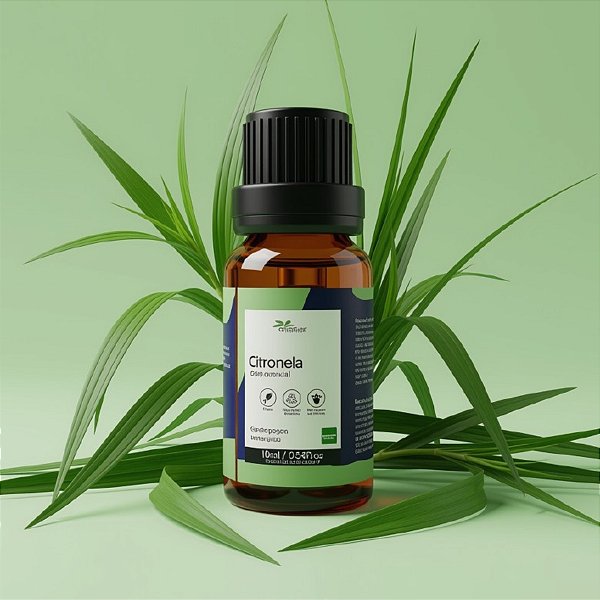 Óleo Essencial de Citronela Concentrado - 10ml - 1 unidade - Rizzo