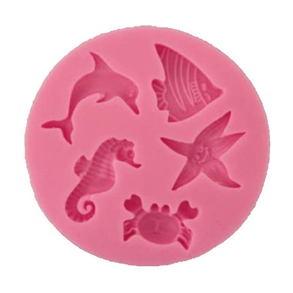 Molde de Silicone do Fundo do Mar - Molds Planet