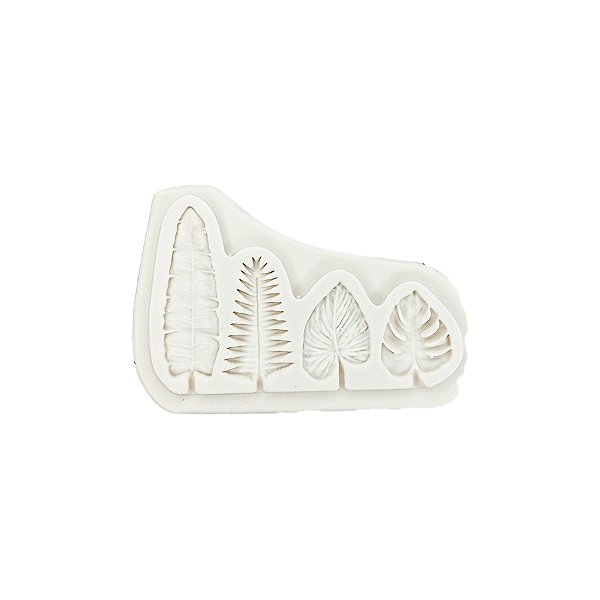 Molde de Silicone Cód. 2480 - Folhas Tropicais - 1 unidade - Mazulli - Rizzo