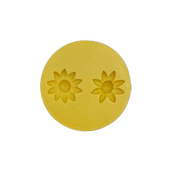 Molde de Silicone Cód. 1896 - Margaridas - 1 unidade - Mazulli - Rizzo