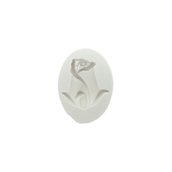 Molde de Silicone Cód. 321 - Rosa Grande - 1 unidade - Mazulli - Rizzo