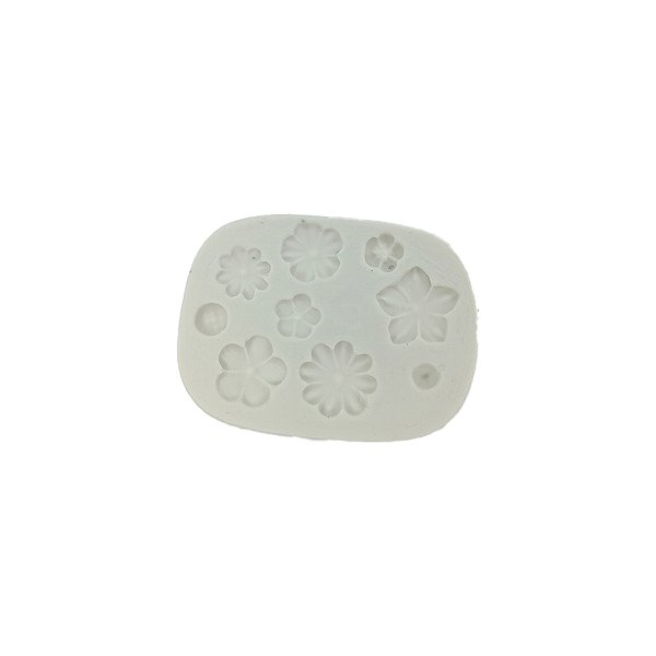 Molde de Silicone Cód. 117 - Flores Médias - 1 unidade - Mazulli - Rizzo