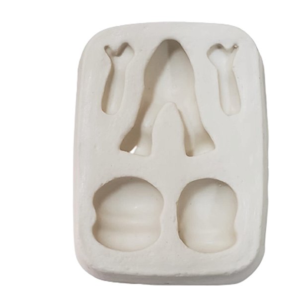 Molde De Silicone - 1658 - Corpinho Universal - 1 unidade - Mazulli - Rizzo