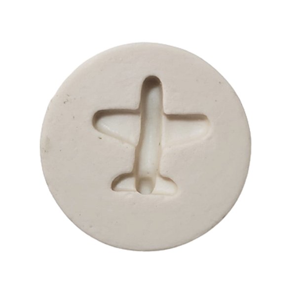 Molde De Silicone - 997 - Avião - 1 unidade - Mazulli - Rizzo