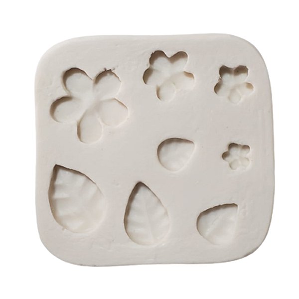 Molde De Silicone - 1297 - Flores - 1 unidade - Mazulli - Rizzo