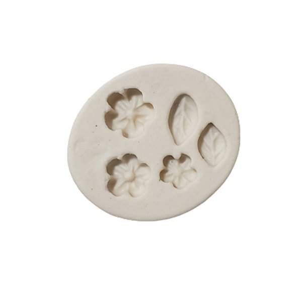 Molde De Silicone - 27 - Kit Flores - 1 unidade - Mazulli - Rizzo