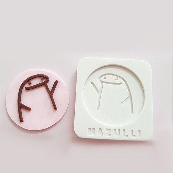 Molde de Silicone Flork Meme - 1 Unidade - Mazulli - Rizzo.