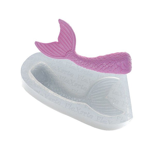Molde de Silicone Cauda de Sereia Bebê Ref. 18 Flexarte