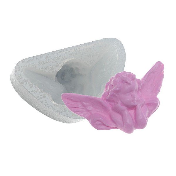 Molde de Silicone Anjo Raoni Grande Ref. 80 Flexarte