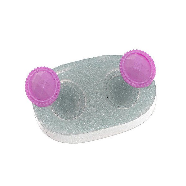 Molde de Silicone Mini Jóia Oval Ref. 211 Flexarte