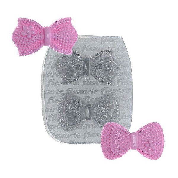 Molde de Silicone Par de Laços Heathcote Médios Ref. 376 Flexarte