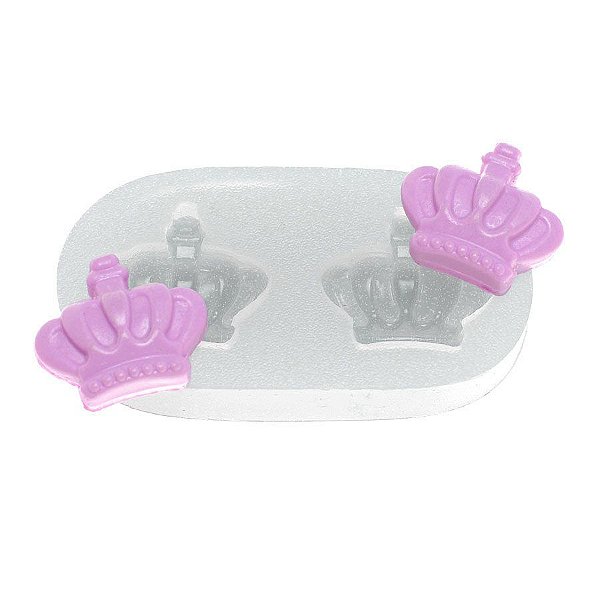 Molde de silicone Coroa Média Dupla Ref. 214 Flexarte