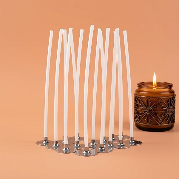 Pavio encerado para Vela Decor - 12cm - 10 unidades - Rizzo
