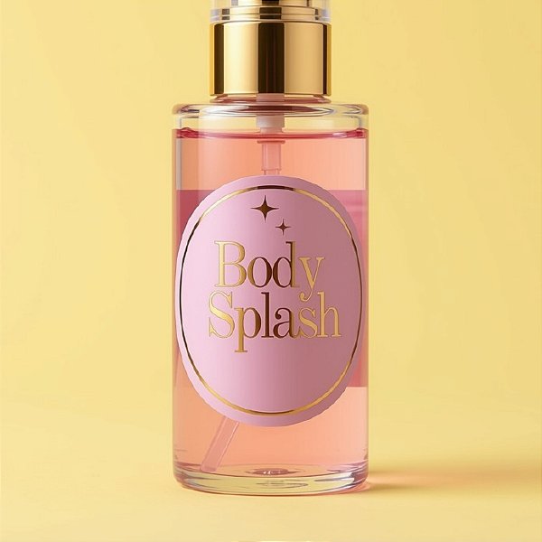 Adesivo Body Splash Pink - Ref.2358 - Hot Stamping - 4x4cm - 20 unidades - Stickr - Rizzo