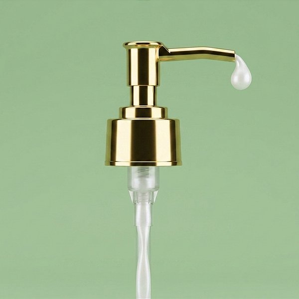 Válvula Bico de Pato - Elegance Dourada Metalizada - Rosca 28/410 - 21cm - 1 unidade - Rizzo