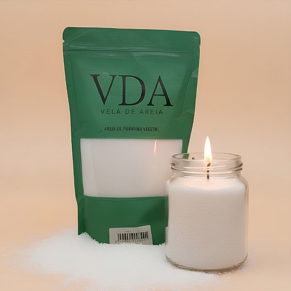 Cera Vegetal Areia Pronta para Vela - Branco - 500g - 1 unidade - Rizzo