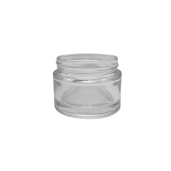 Pote De Vidro Cilíndrico Reto - Rosca 52mm - 50ml - 1 unidade - Rizzo