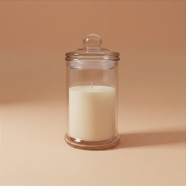 Pote de Vidro com Tampa - 6x11cm - 150ml - 1 unidade - Rizzo