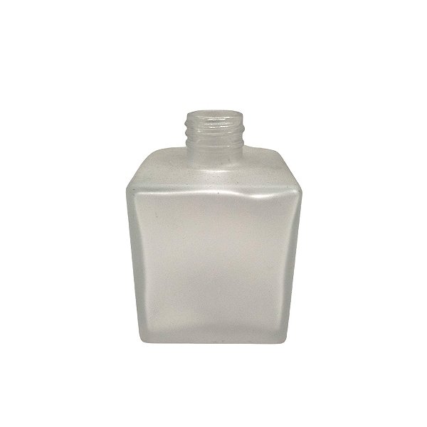 Frasco para Perfumaria de Vidro Cubo - Fosco - 250ml - 1 unidade - Rizzo