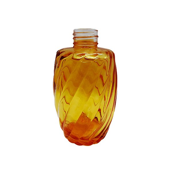 Frasco para Perfumaria de Vidro Difusor Espiral Mel - 300ml - 1 unidade - Rizzo