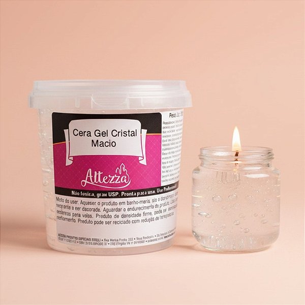 Cera Gel Cristal Macio para Vela - 390g - 1 unidade - Rizzo