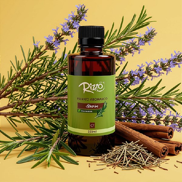 Extrato Natural de Alecrim para Perfumaria - 250ml - 1 unidade - Rizzo