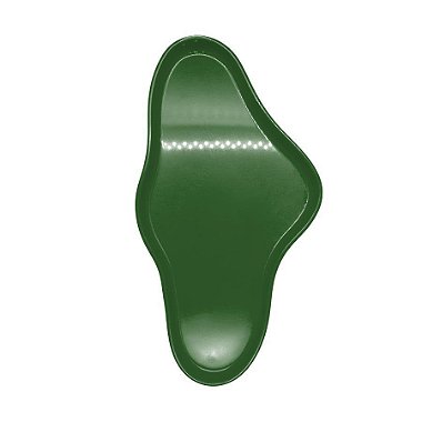 Bandeja Orgânica  - 25x13,5 cm -   Verde Musgo - 1 unidade - Só Boleiras - Rizzo
