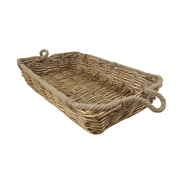 Bandeja Retangular de Vime 52x35x11 cm 01 unidade - Rizzo