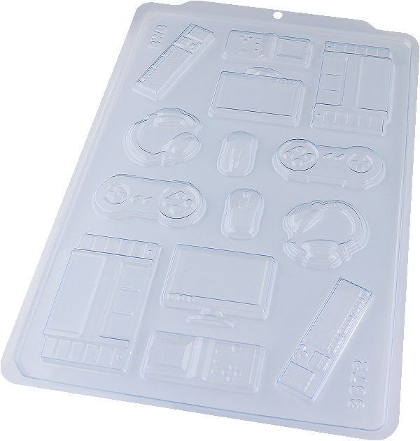 Forma de Acetato Simples Sp - Aplique Games - Ref.3672 - 1 unidade - BWB - Rizzo