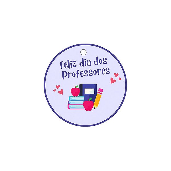 Tag Decorativa - Feliz Dia do Professor - 15 unidades - Stickr - Rizzo