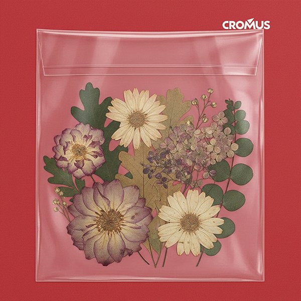 Saco Adesivado sem Furo - 25x35cm - 100 unidades - Cromus - Rizzo