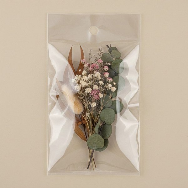 Saco Adesivado com furo - 9 x 17cm - Rizzo