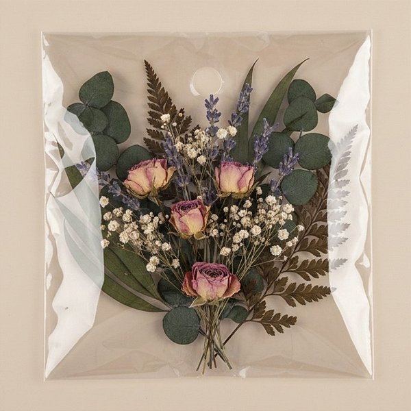 Saco Adesivado com furo - 20 x 20 cm - Rizzo