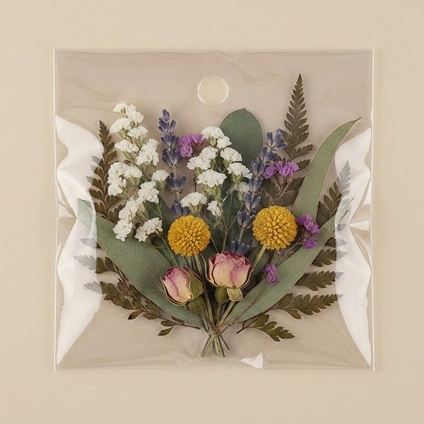 Saco Adesivado com furo - 12 x 12 cm - Rizzo