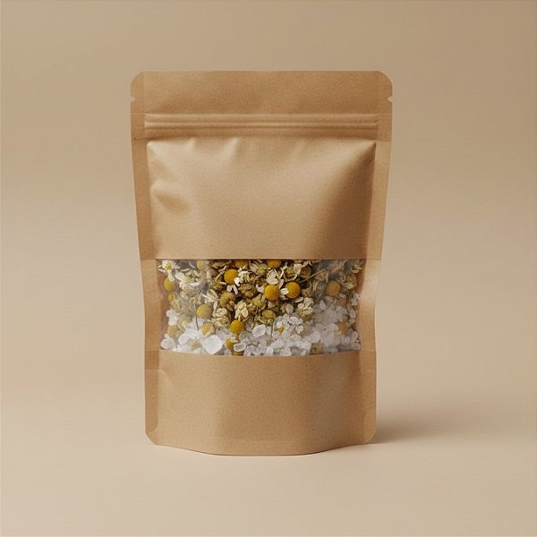 Saquinho Hermético com Visor - Kraft - 14x20cm - 50 unidades - ArtLille