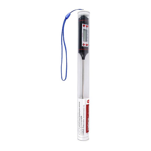 Termomêtro Culinário Digital com Haste - 15cm - 1 unidade - Clink - Rizzo