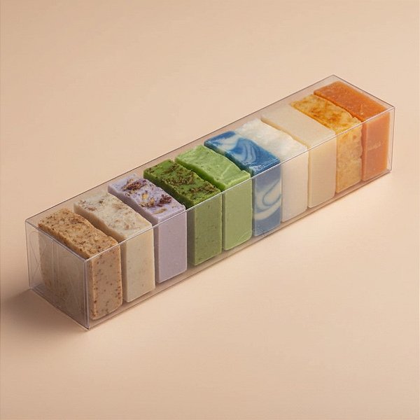 Caixa Transparente De Acetato - 22x4,5x3cm - 10 unidades - Rizzo